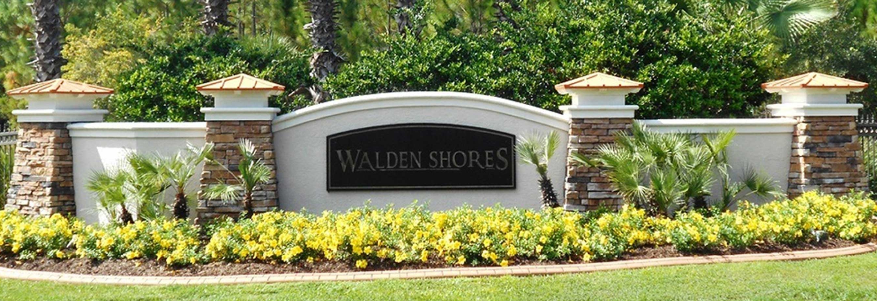 Front sign at Walden Shores